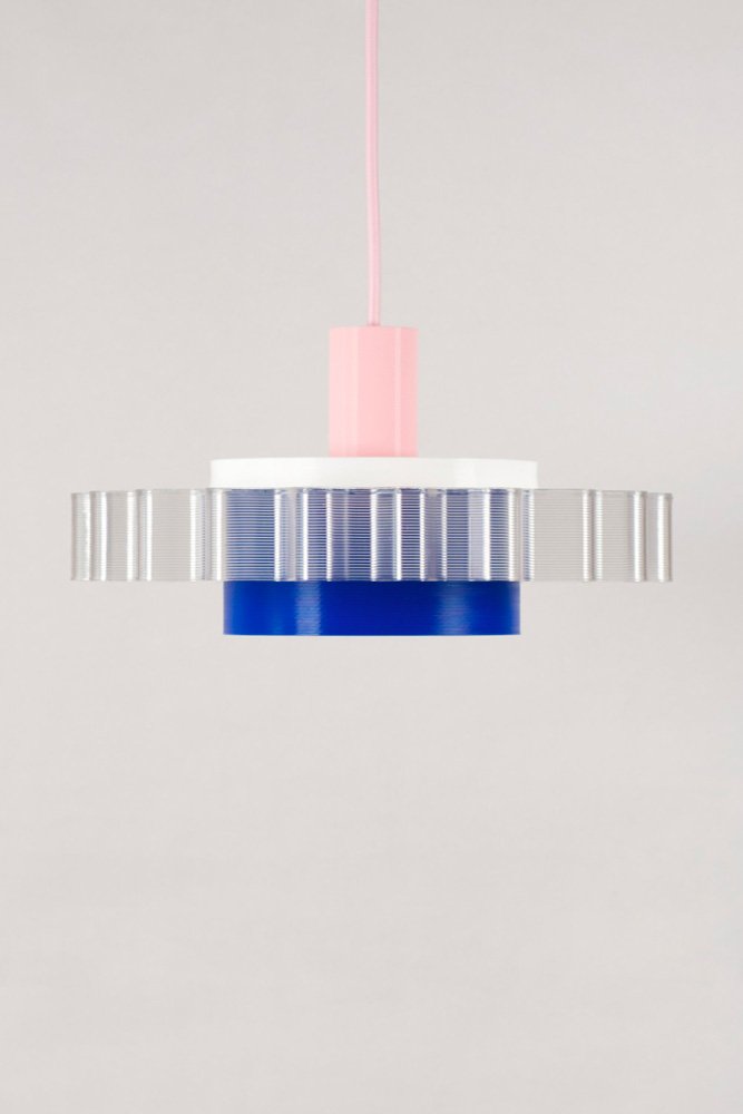 Lampe 'Gigi' n°3 Câble Rose | WARREN & LAETITIA