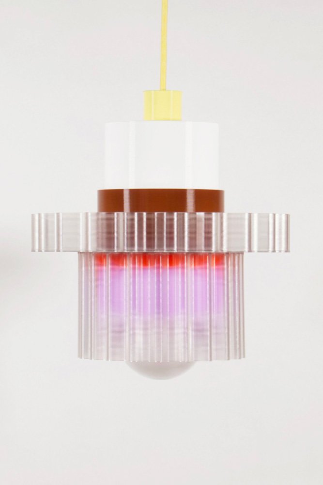 Lampe 'Gigi' n°5 Câble Jaune Pastel | WARREN & LAETITIA