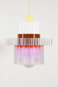 Lampe 'Gigi' n°5 Câble Jaune Pastel | WARREN & LAETITIA