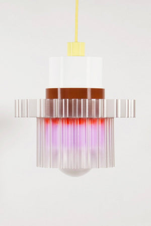 Lampe 'Gigi' n°5 Câble Jaune Pastel | WARREN & LAETITIA