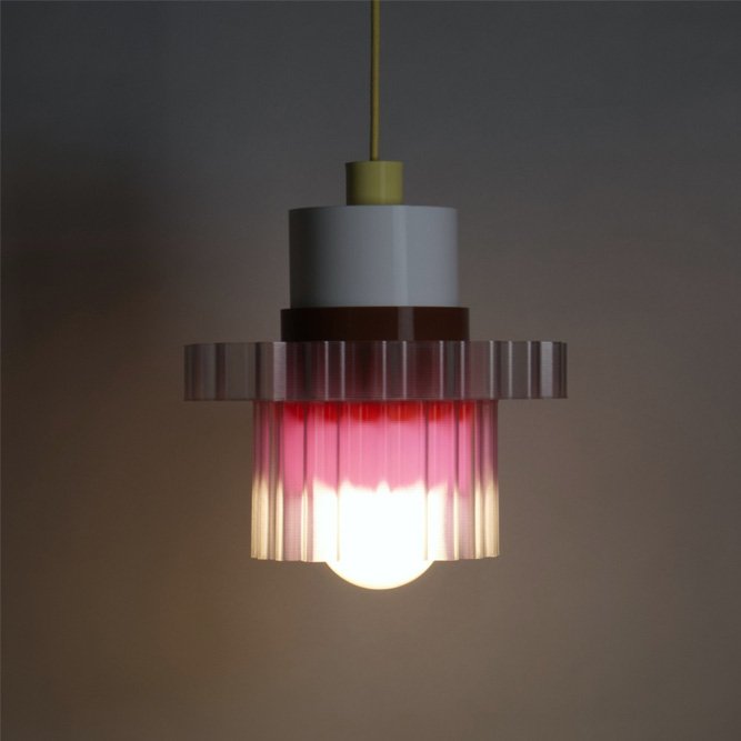 Lampe 'Gigi' n°5 Câble Jaune Pastel | WARREN & LAETITIA