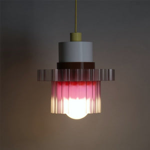Lampe 'Gigi' n°5 Câble Jaune Pastel | WARREN & LAETITIA