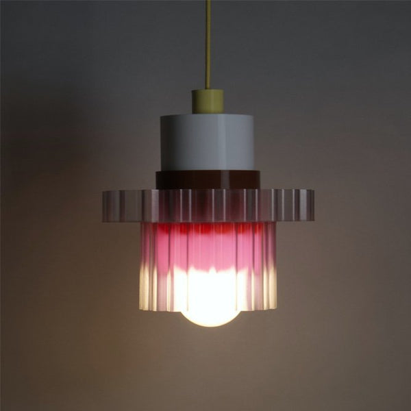 Lampe 'Gigi' n°5 Câble Jaune Pastel | WARREN & LAETITIA