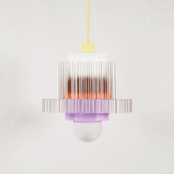 Lampe 'Gigi' n°5 Câble Jaune Pastel | WARREN & LAETITIA