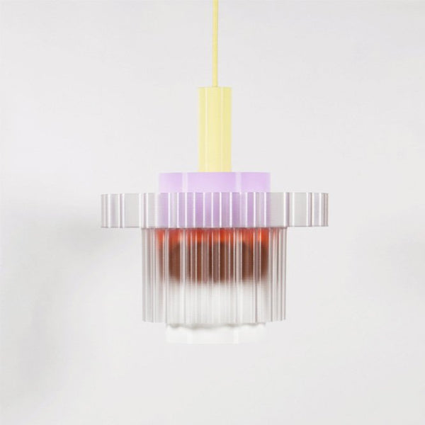 Lampe 'Gigi' n°5 Câble Jaune Pastel | WARREN & LAETITIA