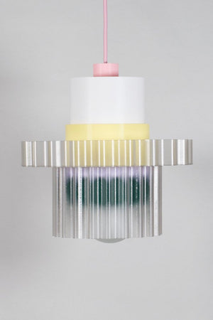 Lampe 'Gigi' n°5 Câble Rose | WARREN & LAETITIA