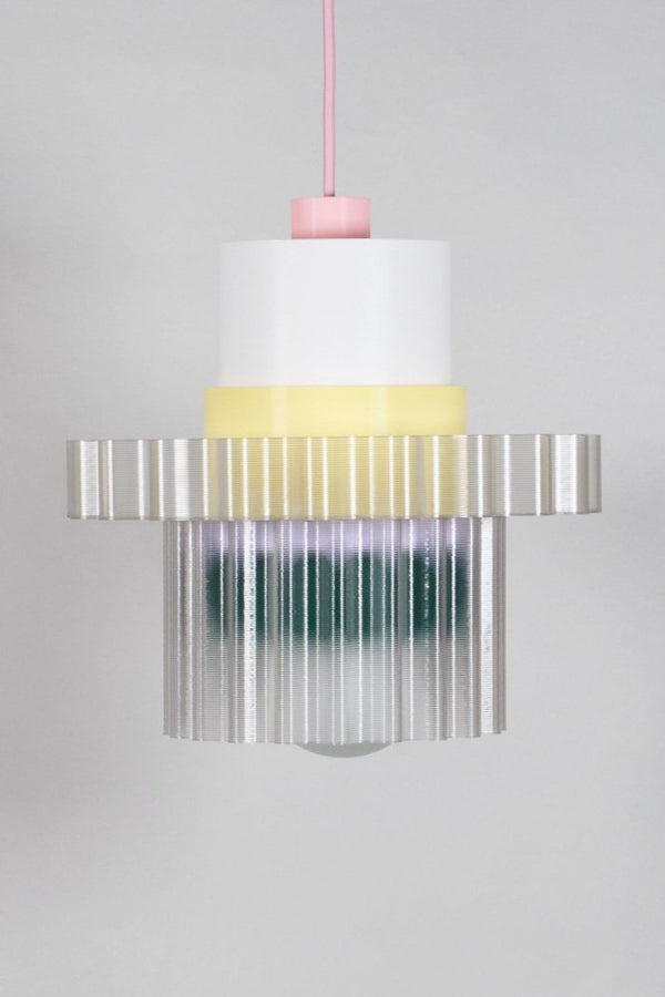 Lampe 'Gigi' n°5 Câble Rose | WARREN & LAETITIA