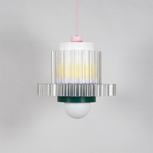 Lampe 'Gigi' n°5 Câble Rose | WARREN & LAETITIA