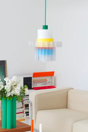 Lampe 'Gigi' n°5 Câble Vert | WARREN & LAETITIA