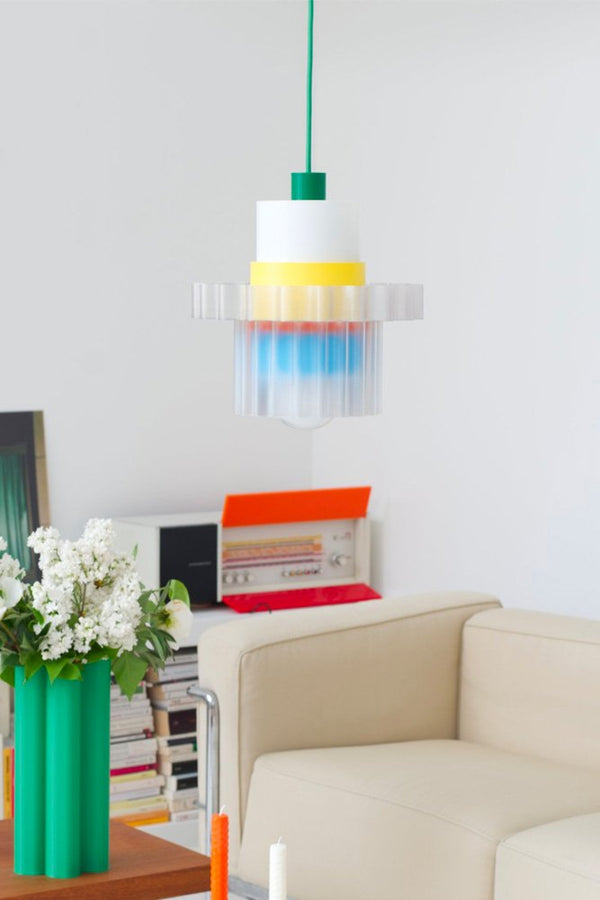 Lampe 'Gigi' n°5 Câble Vert | WARREN & LAETITIA