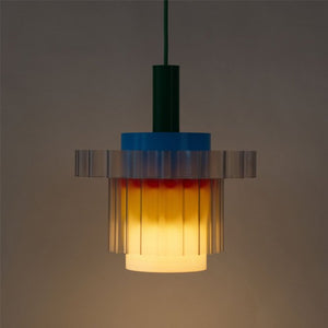 Lampe 'Gigi' n°5 Câble Vert | WARREN & LAETITIA