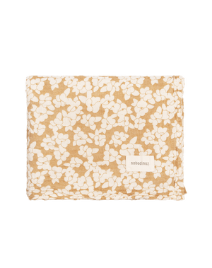 Lange en double gaze de coton 'Wabi-Sabi' Golden Brown Sakura | NOBODINOZ