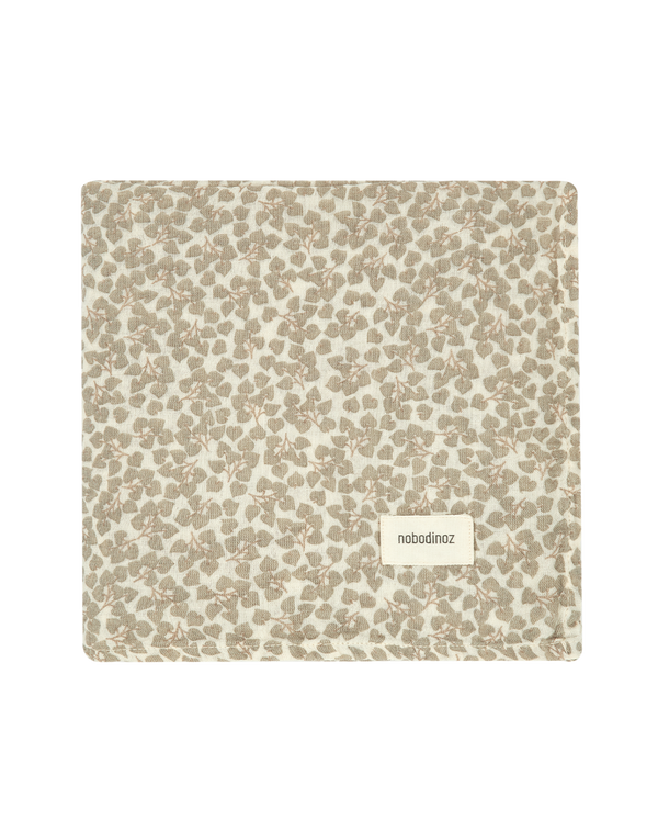 Lange en double gaze de coton 'Wabi-Sabi' Light Green Yumiko | NOBODINOZ