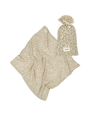 Lange en double gaze de coton 'Wabi-Sabi' Light Green Yumiko | NOBODINOZ