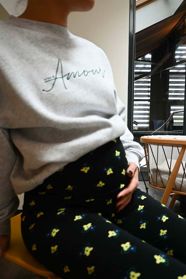 Legging de grossesse 'Flowers' | TAJINEBANANE
