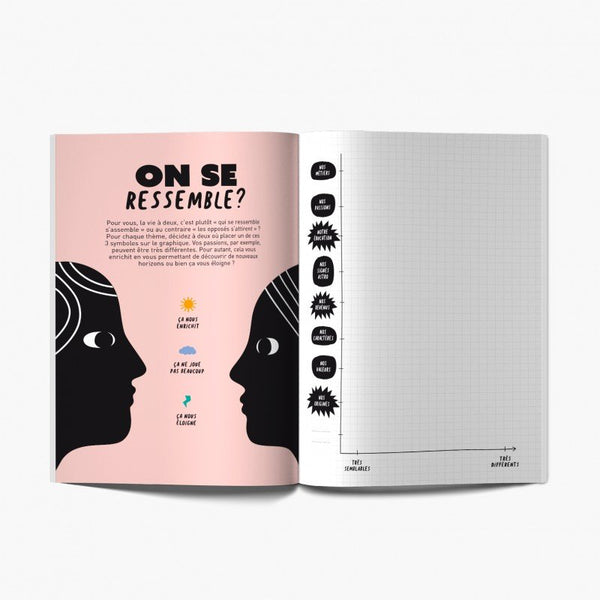 Livre à remplir 'Nous deux' | MINUS ÉDITIONS