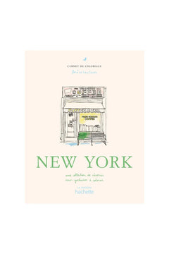 Livre carnet de coloriage 'New-York' - Zoé De Las Cases | HACHETTE