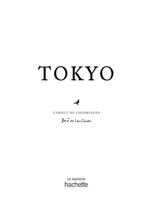 Livre carnet de coloriage 'Tokyo' - Zoé De Las Cases | HACHETTE