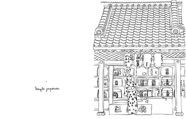Livre carnet de coloriage 'Tokyo' - Zoé De Las Cases | HACHETTE