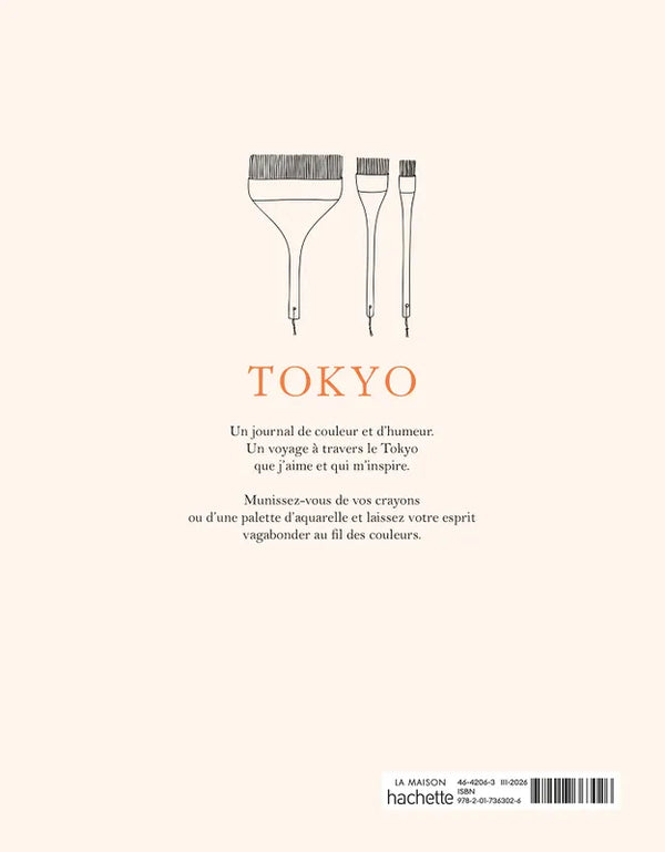 Livre carnet de coloriage 'Tokyo' - Zoé De Las Cases | HACHETTE