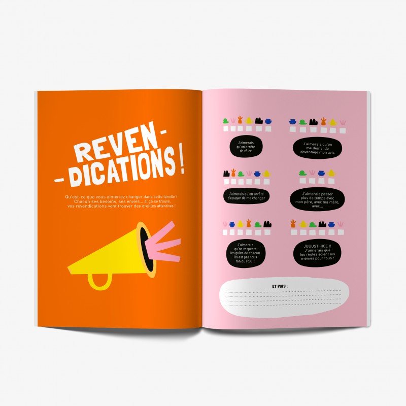 Livre à remplir 'Ma tribu recomposée' | MINUS ÉDITIONS