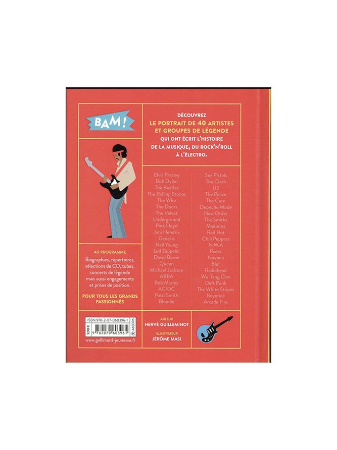 Livre 'Rock Pop' | GALLIMARD
