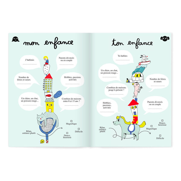 Livre à remplir 'Telle mère telle fille ?' | MINUS ÉDITIONS