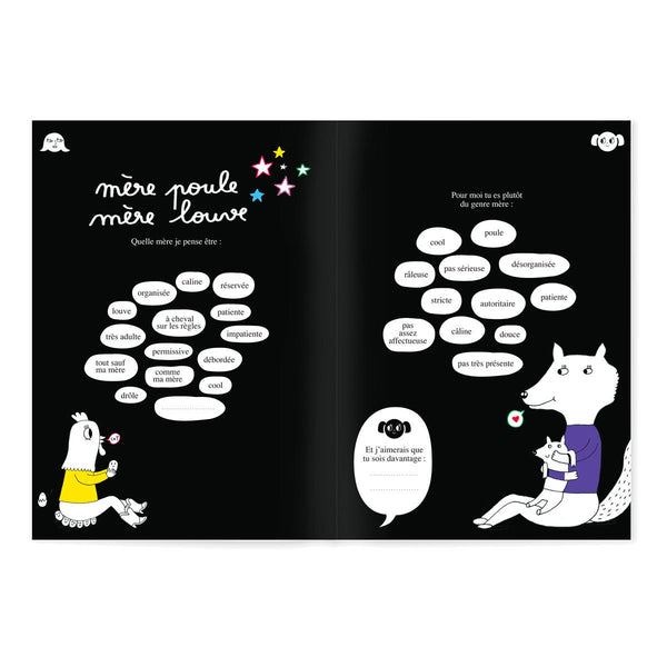 Livre à remplir 'Telle mère telle fille ?' | MINUS ÉDITIONS