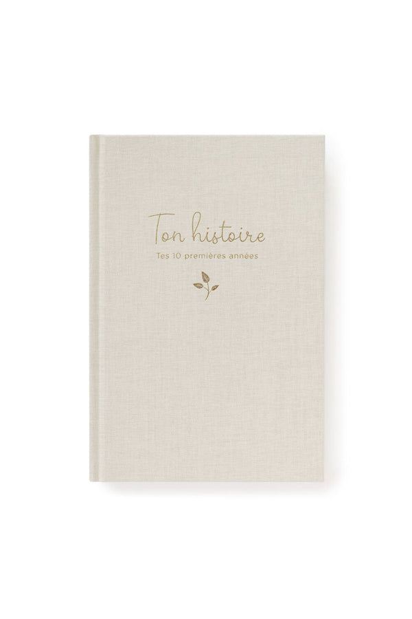 Livre souvenirs 'Ton histoire, tes 10 premières années' Grège | ZÜ