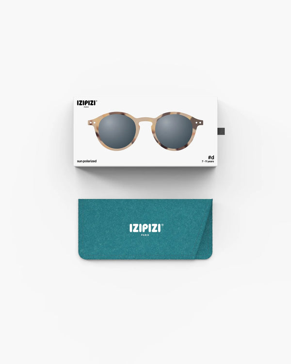 Lunettes de soleil enfant ‘#d’ Light Tortoise 7-11 ans | IZIPIZI