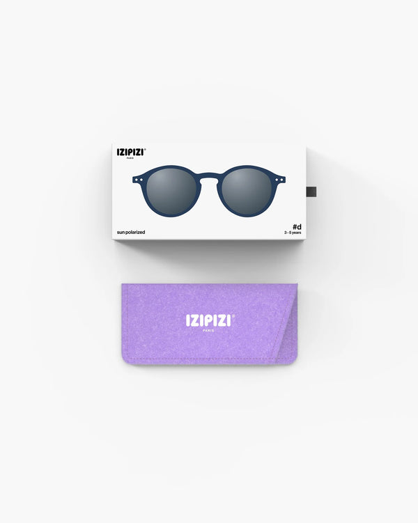 Lunettes de soleil enfant ‘#d’ Navy Blue 3-5 ans | IZIPIZI