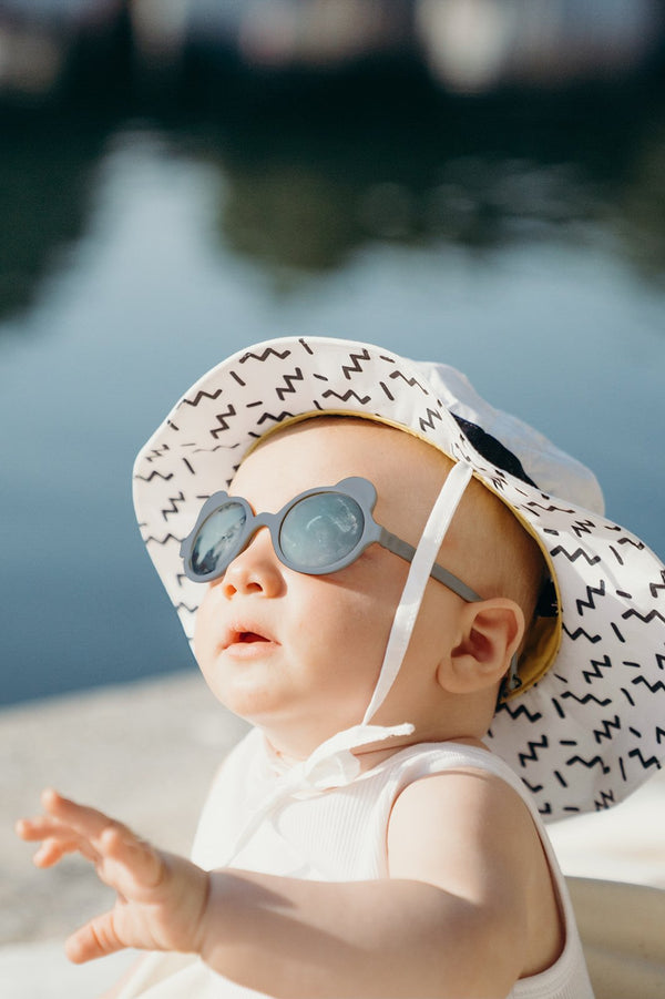 Lunettes 'Ourson' Bleu argenté | KI ET LA
