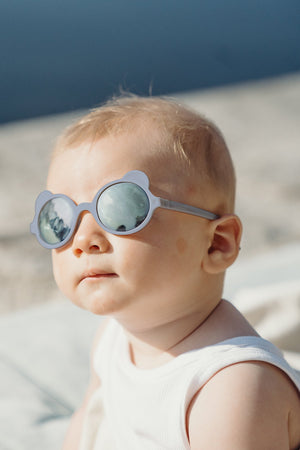 Lunettes 'Ourson' Bleu argenté | KI ET LA