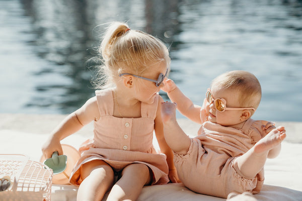 Lunettes 'Ourson' Bleu argenté | KI ET LA