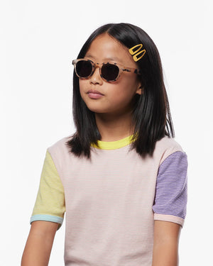 Lunettes de soleil enfant ‘#c’ Light Tortoise 7-11 ans | IZIPIZI