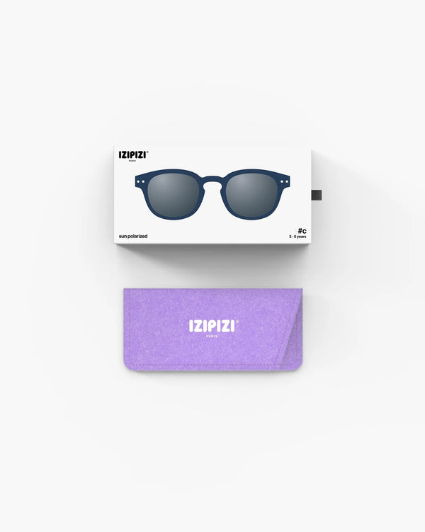 Lunettes de soleil enfant ‘#c’ Navy Blue 3-5 ans | IZIPIZI
