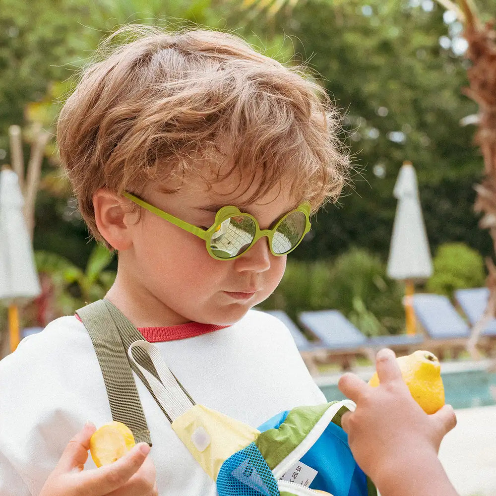 Lunettes 'Ourson' Vert olive | KI ET LA