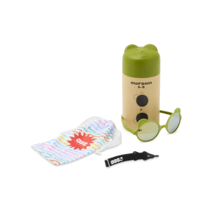 Lunettes 'Ourson' Vert olive | KI ET LA