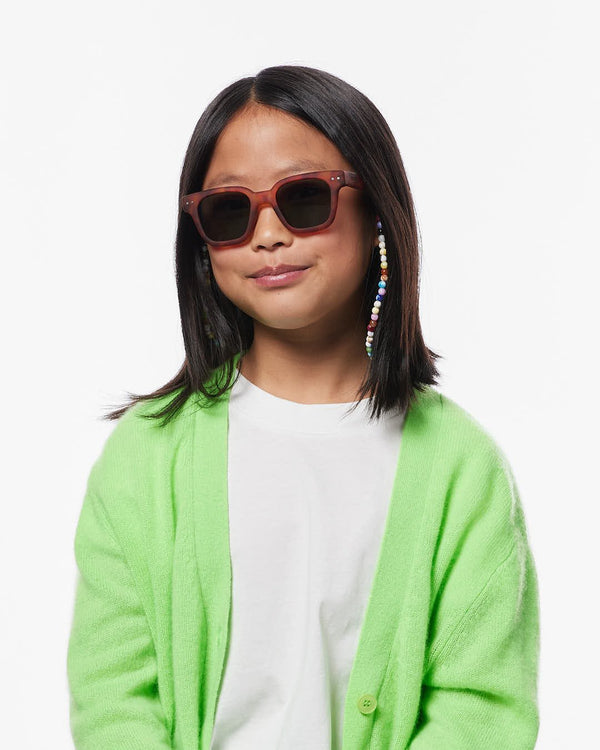 Lunettes de soleil enfant ‘road’ Havane 7-11 ans | IZIPIZI
