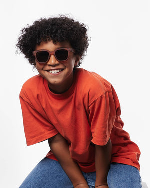 Lunettes de soleil enfant ‘road’ Havane 7-11 ans | IZIPIZI