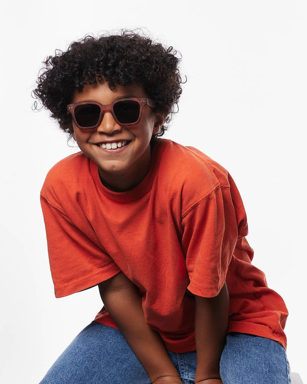 Lunettes de soleil enfant ‘road’ Havane 7-11 ans | IZIPIZI