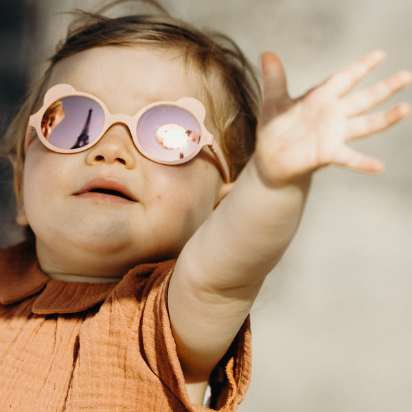 Lunettes 'Ourson' Pêche | KI ET LA