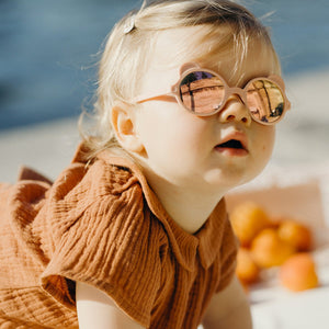 Lunettes 'Ourson' Pêche | KI ET LA