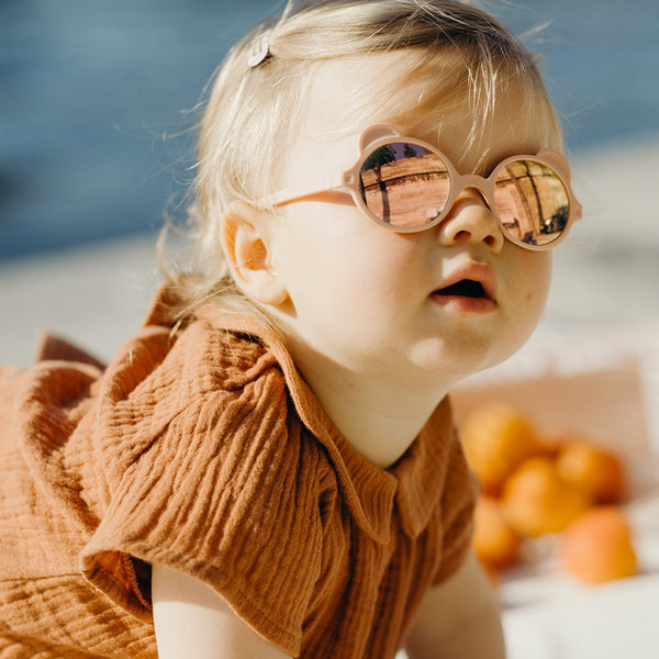 Lunettes 'Ourson' Pêche | KI ET LA