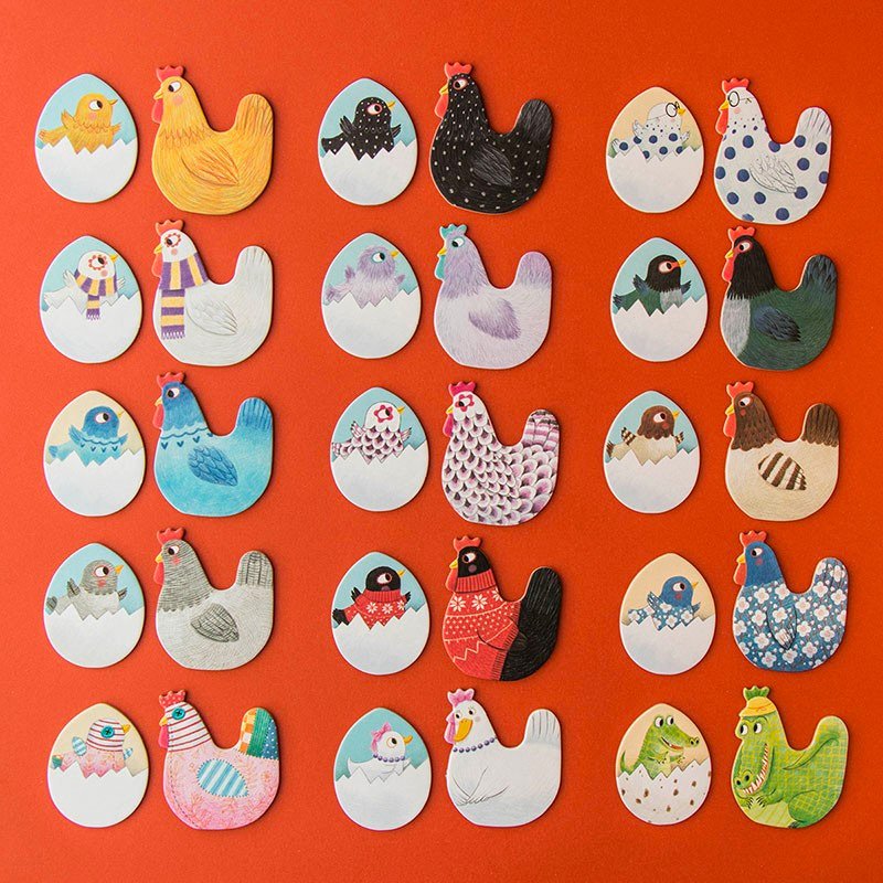 Jeu enfant Mémo 'Chicks and Chickens' | LONDJI
