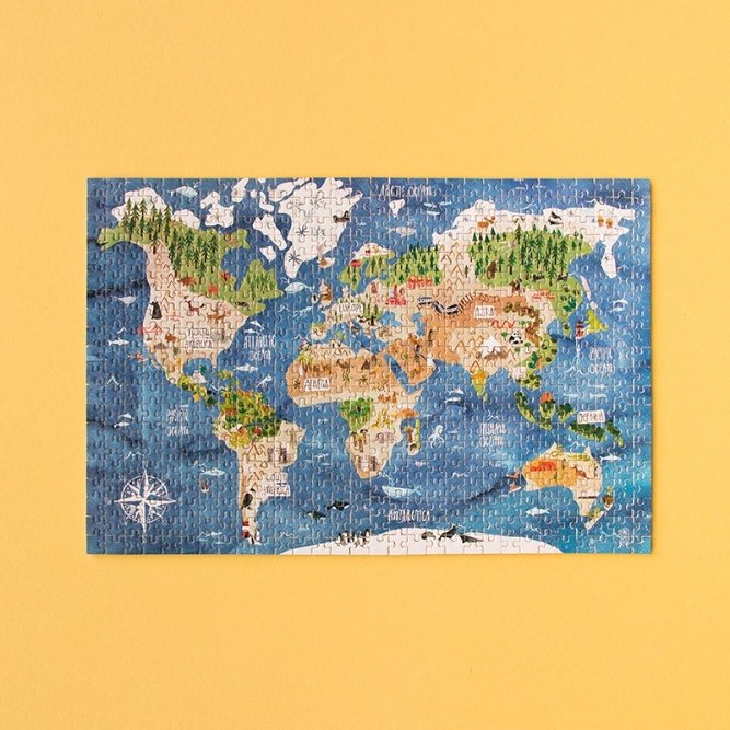 Puzzle 600 pièces 'Discover the World' | LONDJI