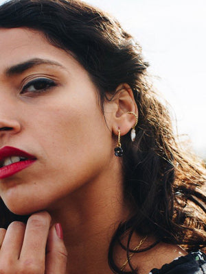 Mini créole à l'unité Chouette blanche | NACH BIJOUX