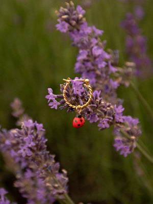 Mini créole à l'unité Coccinelle | NACH BIJOUX