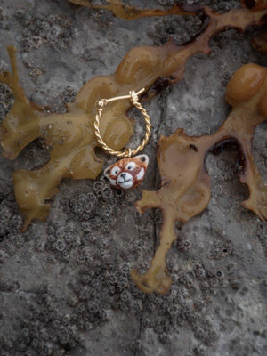 Mini créole à l'unité Panda roux | NACH BIJOUX