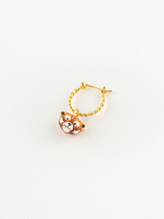 Mini créole à l'unité Panda roux | NACH BIJOUX